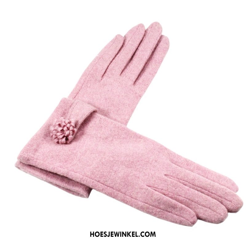 Handschoenen Dames Handschoen Herfst Blijf Warm, Handschoenen Wol Winter