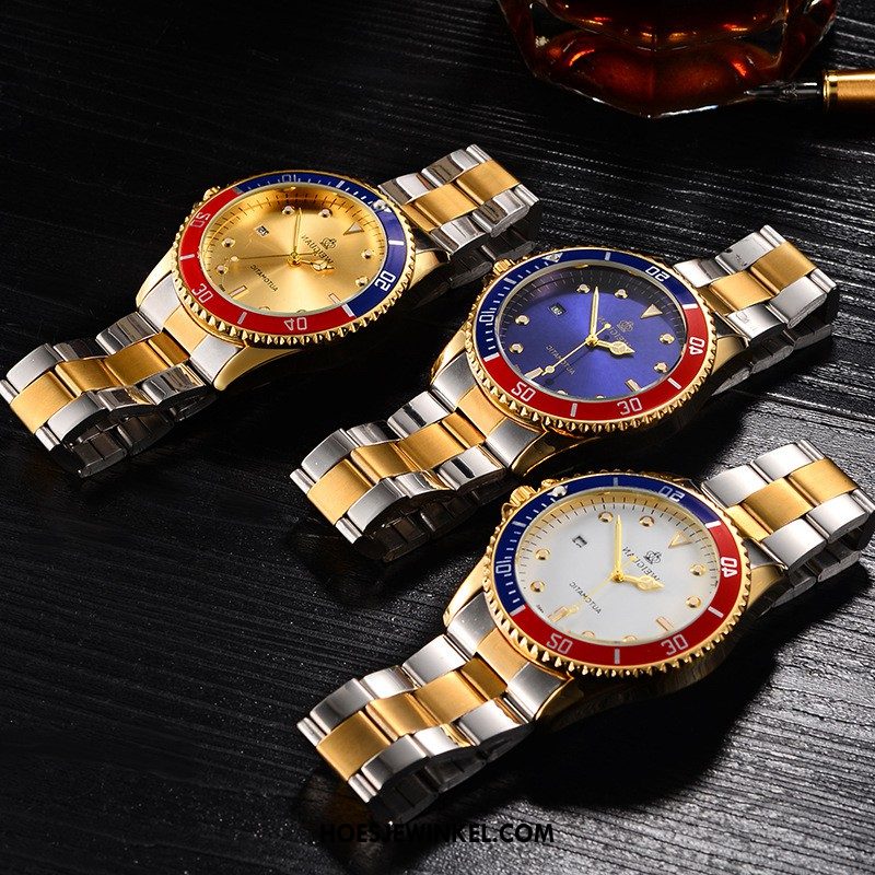 Horloges Heren Casual Horloge Business, Horloges Automatisch Mannen Gold