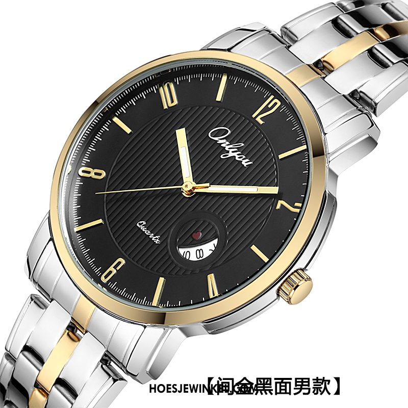 Horloges Heren Eenvoudig Horloge Mannen, Horloges Echte Business Gold