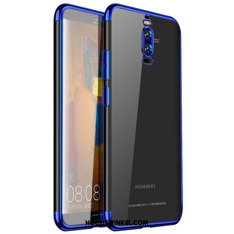 Huawei Mate 9 Pro Hoesje Blauw Siliconen All Inclusive, Huawei Mate 9 Pro Hoesje Trend Mobiele Telefoon