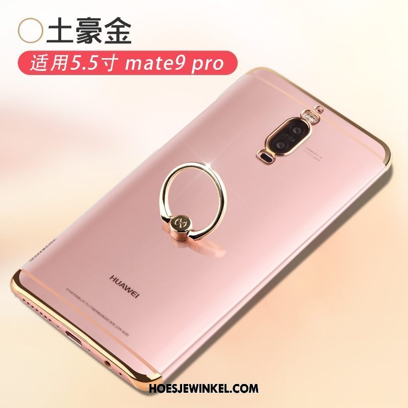Huawei Mate 9 Pro Hoesje Lovers Scheppend Goud, Huawei Mate 9 Pro Hoesje Tempereren Hoes