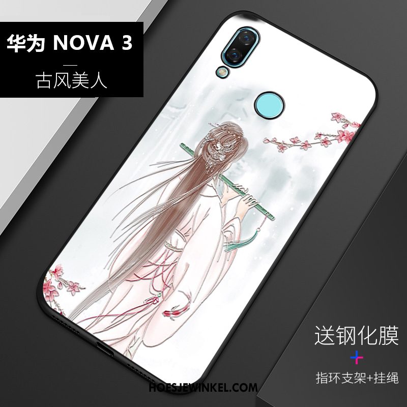 Huawei Nova 3 Hoesje Mobiele Telefoon Siliconen Schrobben, Huawei Nova 3 Hoesje Bescherming Anti-fall