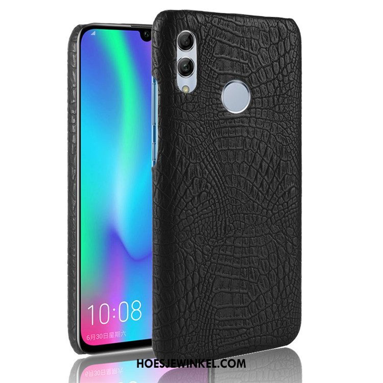 Huawei P Smart 2019 Hoesje Krokodil Hoes Hard, Huawei P Smart 2019 Hoesje Mobiele Telefoon Patroon