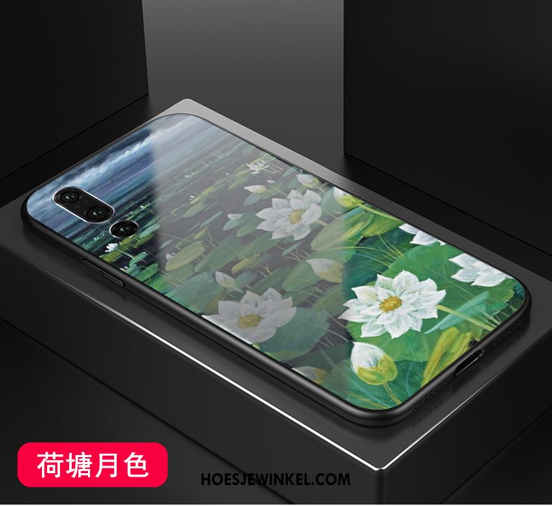 Huawei P20 Pro Hoesje Mobiele Telefoon Zacht Bescherming, Huawei P20 Pro Hoesje Anti-fall Groen