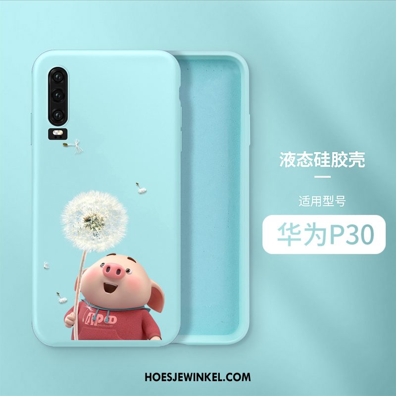 Huawei P30 Hoesje Hart Spotprent Mini, Huawei P30 Hoesje All Inclusive Net Red