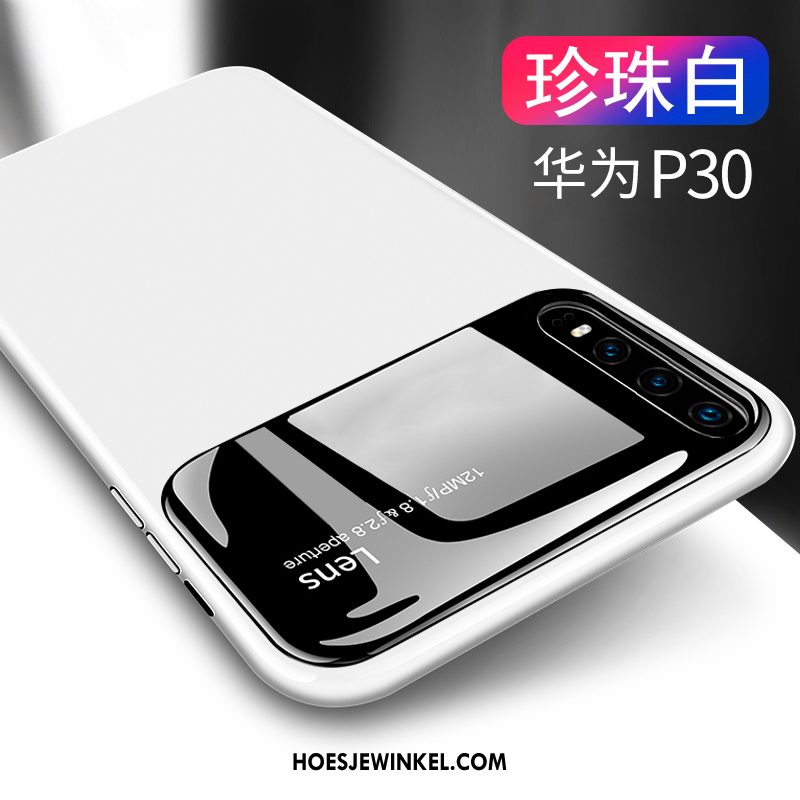 Huawei P30 Hoesje Spiegel Anti-fall Trendy Merk, Huawei P30 Hoesje Hoes All Inclusive