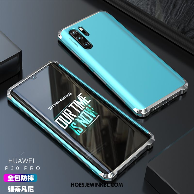 Huawei P30 Pro Hoesje Metaal Nieuw Hoes, Huawei P30 Pro Hoesje Mobiele Telefoon Bescherming