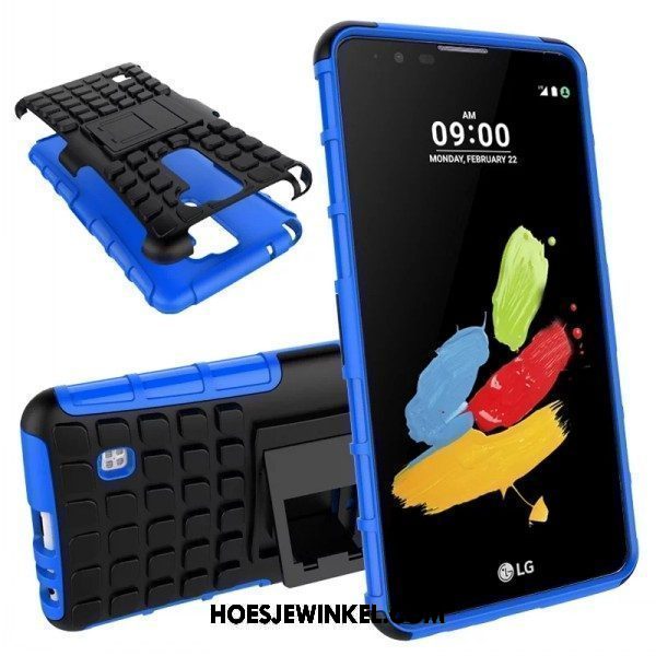 Lg K11 Hoesje Blauw All Inclusive Hoes, Lg K11 Hoesje Bescherming Mobiele Telefoon