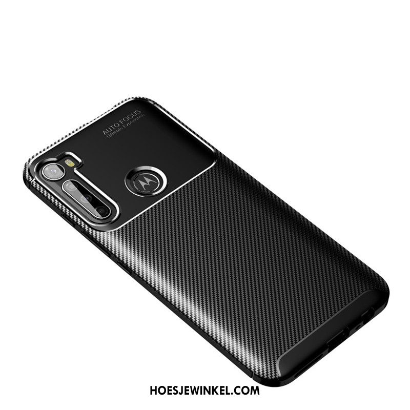 Moto G8 Power Hoesje Zwart Bescherming Mobiele Telefoon, Moto G8 Power Hoesje Fiber Anti-fall