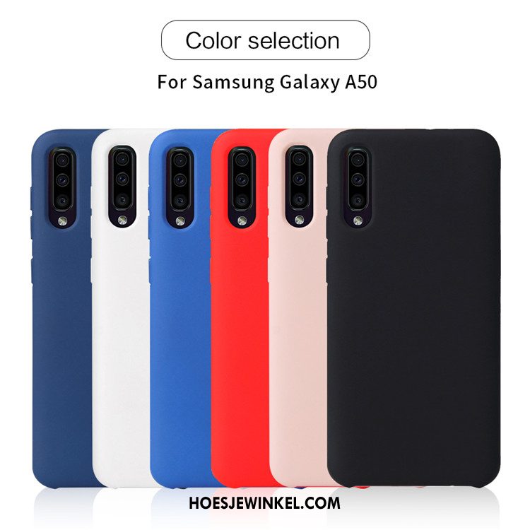 Samsung Galaxy A50 Hoesje Effen Kleur Nieuw Eenvoudige, Samsung Galaxy A50 Hoesje Bescherming Hoes