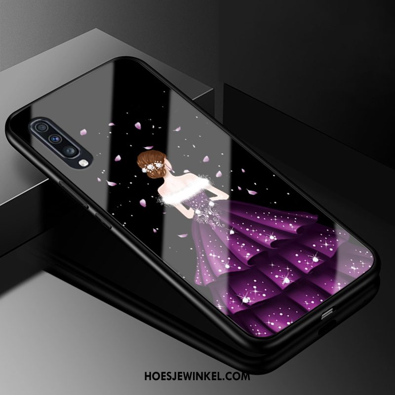 Samsung Galaxy A70 Hoesje Gazen Mobiele Telefoon Hoes, Samsung Galaxy A70 Hoesje Glas All Inclusive