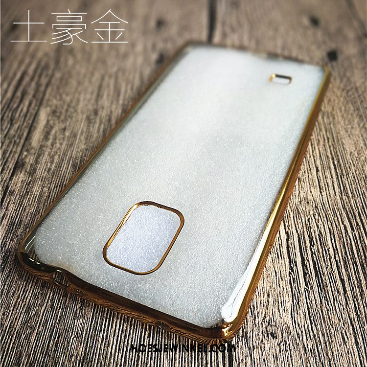 Samsung Galaxy Note 4 Hoesje Ster Dun Hoes, Samsung Galaxy Note 4 Hoesje Plating Goud