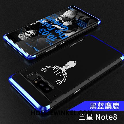 Samsung Galaxy Note 8 Hoesje Hard Schrobben Blauw, Samsung Galaxy Note 8 Hoesje Dun Hoes