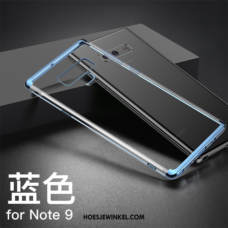 Samsung Galaxy Note 9 Hoesje Gasbag Doorzichtig Het Uitstralen, Samsung Galaxy Note 9 Hoesje Plating Anti-fall Nackte Farbe