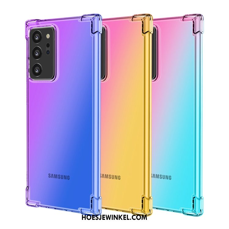 Samsung Galaxy Note20 Ultra Hoesje Purper Gasbag Anti-fall, Samsung Galaxy Note20 Ultra Hoesje All Inclusive Mobiele Telefoon