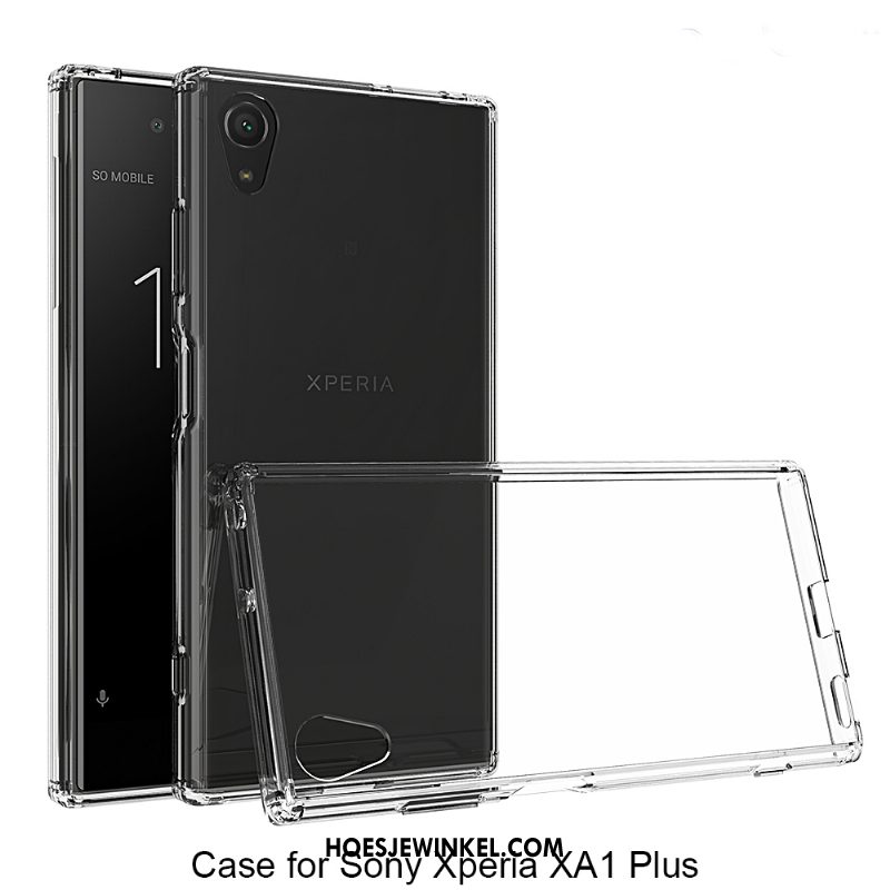 Sony Xperia Xa1 Plus Hoesje Mobiele Telefoon Hard Bescherming, Sony Xperia Xa1 Plus Hoesje Wit Zacht
