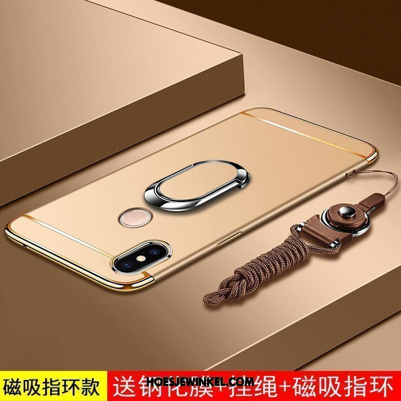 Xiaomi Mi 8 Hoesje Ring All Inclusive Persoonlijk, Xiaomi Mi 8 Hoesje Mobiele Telefoon Dun Beige