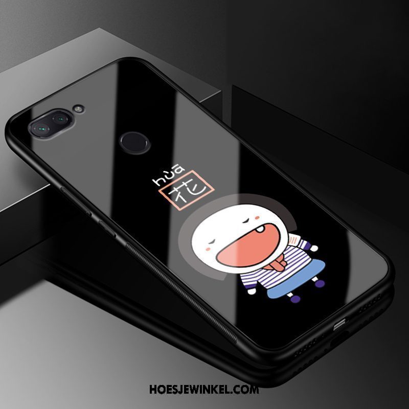 Xiaomi Mi 8 Lite Hoesje Chinese Stijl Bescherming Siliconen, Xiaomi Mi 8 Lite Hoesje Anti-fall Mini Beige