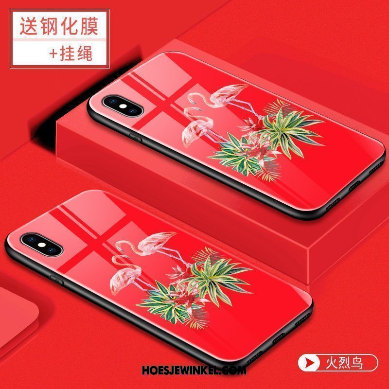 Xiaomi Mi 8 Pro Hoesje All Inclusive Scheppend Patroon, Xiaomi Mi 8 Pro Hoesje Net Red Trend Beige