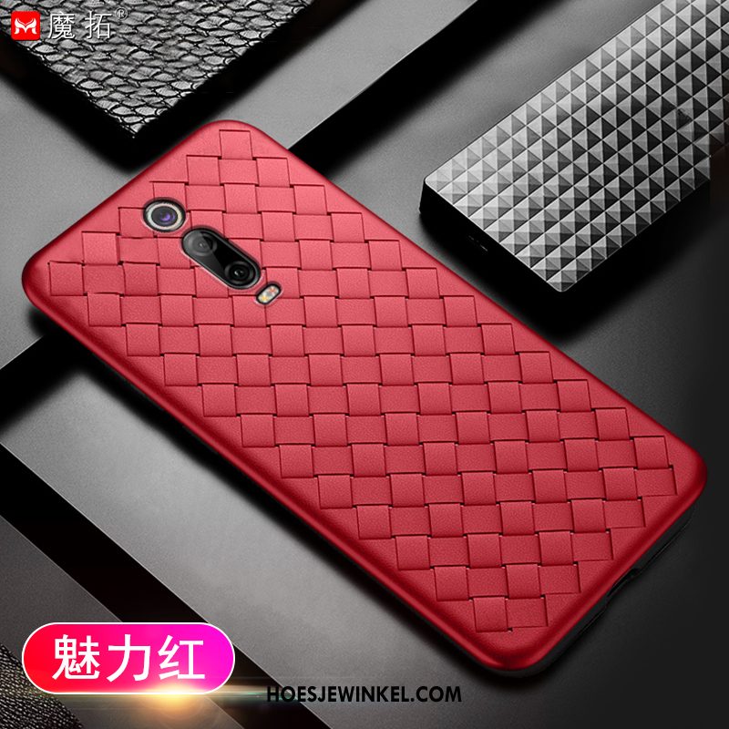 Xiaomi Mi 9t Hoesje Rood Bescherming Het Uitstralen, Xiaomi Mi 9t Hoesje Hoes Mobiele Telefoon Beige