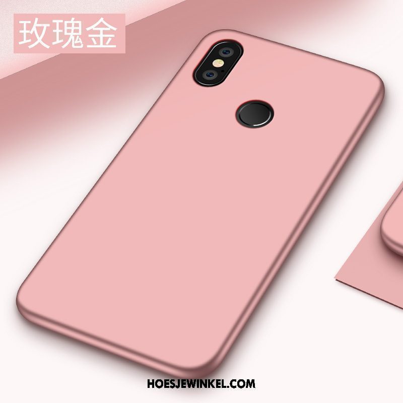 Xiaomi Mi Mix 3 Hoesje Roze Mini Schrobben, Xiaomi Mi Mix 3 Hoesje Bescherming Persoonlijk Beige