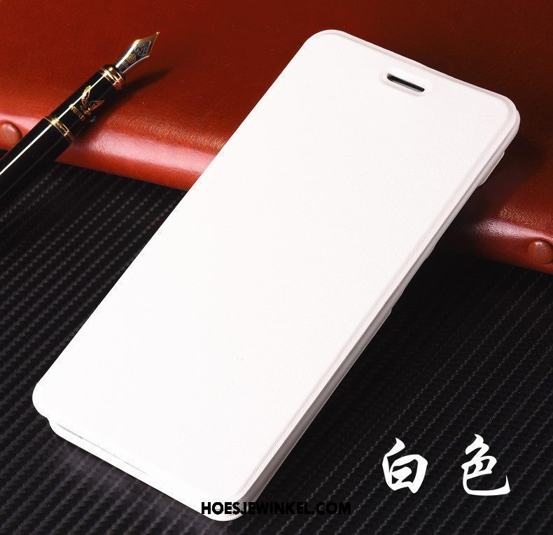 Xiaomi Redmi Note 5 Hoesje Folio Mini Wit, Xiaomi Redmi Note 5 Hoesje Hoge Hoes Beige