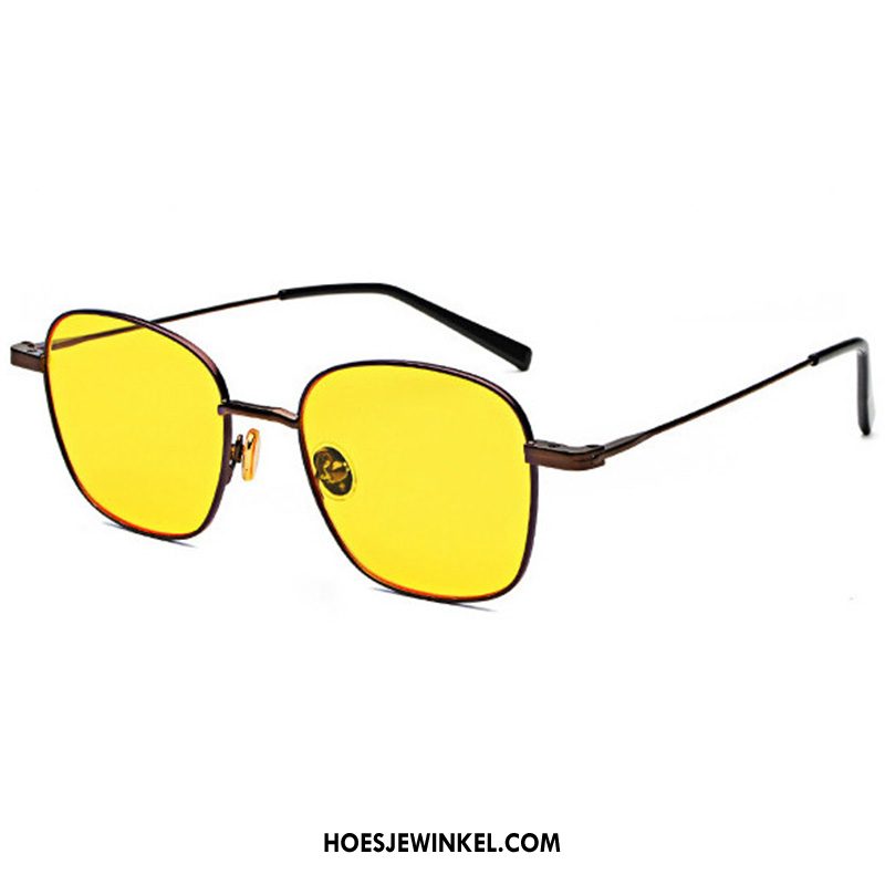 Zonnebrillen Heren Vintage Mannen Zonnebril, Zonnebrillen Bijziendheid Vrouwen Gelb