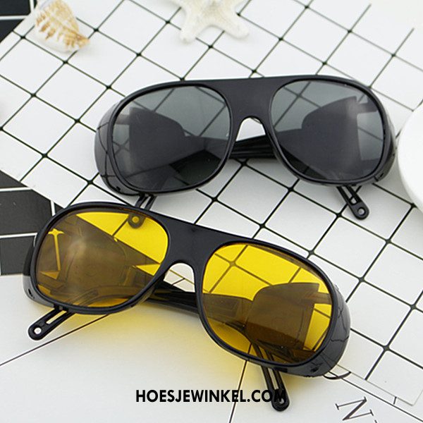 Zonnebrillen Heren Winddicht Bescherming Doorzichtig, Zonnebrillen Purper Zonnebril Sandfarben