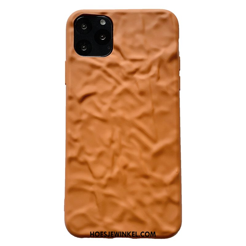 iPhone 11 Pro Max Hoesje Anti-fall Schrobben Bescherming, iPhone 11 Pro Max Hoesje All Inclusive Persoonlijk Orange