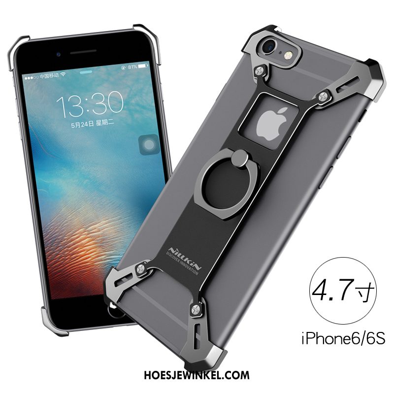 iPhone 6 / 6s Hoesje Ondersteuning Ring Mobiele Telefoon, iPhone 6 / 6s Hoesje Anti-fall Goud