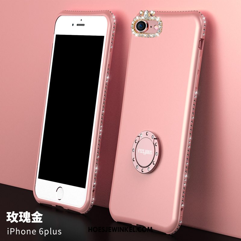 iPhone 6 / 6s Plus Hoesje Siliconen Roze Net Red, iPhone 6 / 6s Plus Hoesje Purper Mobiele Telefoon