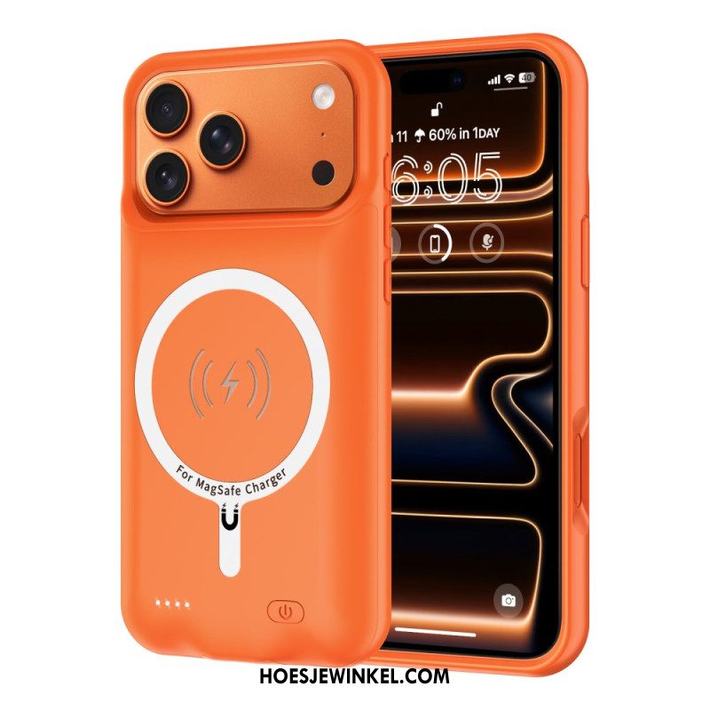 6000mah Powerbank-hoesje Voor iPhone 17 Pro Max Met Magsafe