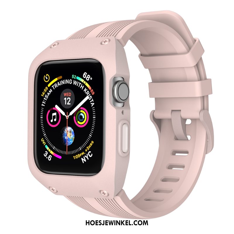Apple Watch Series 1 Hoesje All Inclusive Zwart Hoes, Apple Watch Series 1 Hoesje Trendy Merk Persoonlijk