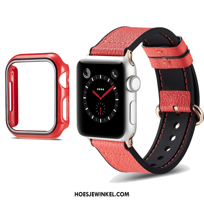 Apple Watch Series 1 Hoesje Bescherming Zwart Siliconen, Apple Watch Series 1 Hoesje Hoes Kleur