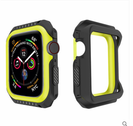 Apple Watch Series 1 Hoesje Blauw Anti-fall Bescherming, Apple Watch Series 1 Hoesje Siliconen Omlijsting