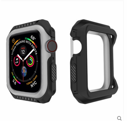 Apple Watch Series 1 Hoesje Blauw Anti-fall Bescherming, Apple Watch Series 1 Hoesje Siliconen Omlijsting