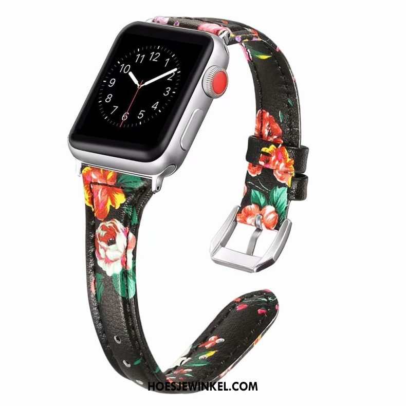 Apple Watch Series 1 Hoesje Echt Leer Fijne Roze, Apple Watch Series 1 Hoesje