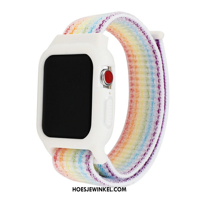 Apple Watch Series 1 Hoesje Nylon Wit Bescherming, Apple Watch Series 1 Hoesje