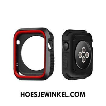 Apple Watch Series 1 Hoesje Siliconen Twee Kleuren Bescherming, Apple Watch Series 1 Hoesje Hoes Wit