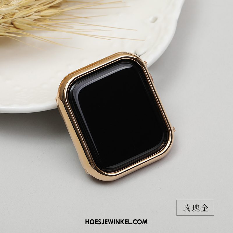 Apple Watch Series 1 Hoesje Trend Omlijsting Goud, Apple Watch Series 1 Hoesje Patroon Skärmskydd