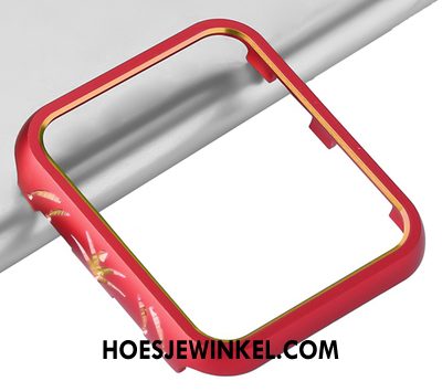 Apple Watch Series 1 Hoesje Twee Kleuren Zwart Metaal, Apple Watch Series 1 Hoesje Patroon Anti-fall