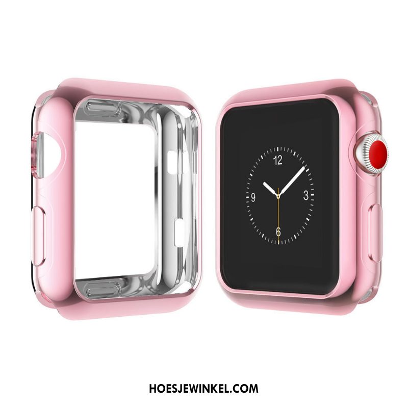 Apple Watch Series 1 Hoesje Wit Plating Hoes, Apple Watch Series 1 Hoesje Bescherming Gemeenschappelijk