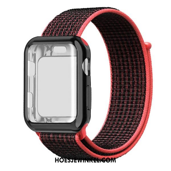 Apple Watch Series 2 Hoesje Rood Nylon, Apple Watch Series 2 Hoesje