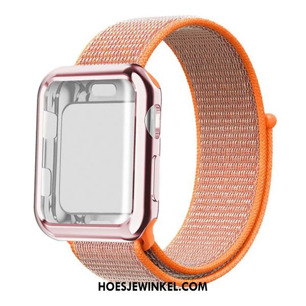 Apple Watch Series 2 Hoesje Rood Nylon, Apple Watch Series 2 Hoesje