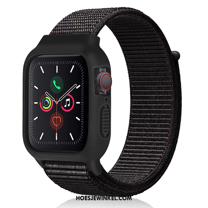 Apple Watch Series 2 Hoesje Zwart Nylon Sport, Apple Watch Series 2 Hoesje Siliconen Nieuw