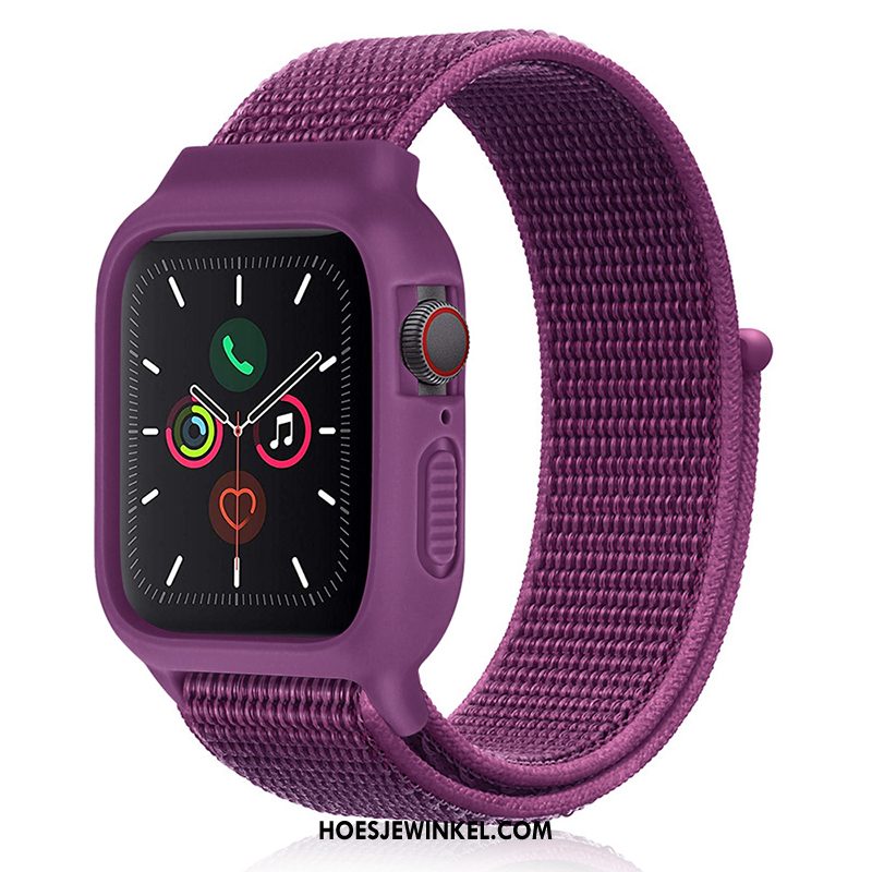 Apple Watch Series 2 Hoesje Zwart Nylon Sport, Apple Watch Series 2 Hoesje Siliconen Nieuw