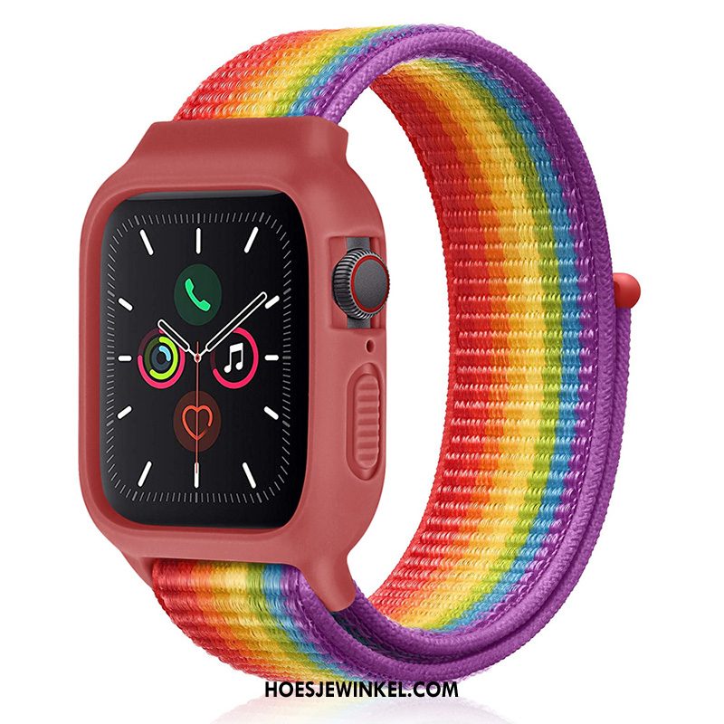 Apple Watch Series 2 Hoesje Zwart Nylon Sport, Apple Watch Series 2 Hoesje Siliconen Nieuw