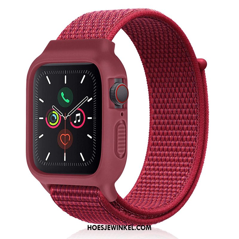 Apple Watch Series 2 Hoesje Zwart Nylon Sport, Apple Watch Series 2 Hoesje Siliconen Nieuw