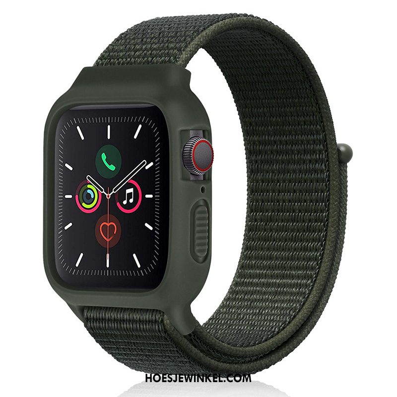 Apple Watch Series 2 Hoesje Zwart Nylon Sport, Apple Watch Series 2 Hoesje Siliconen Nieuw