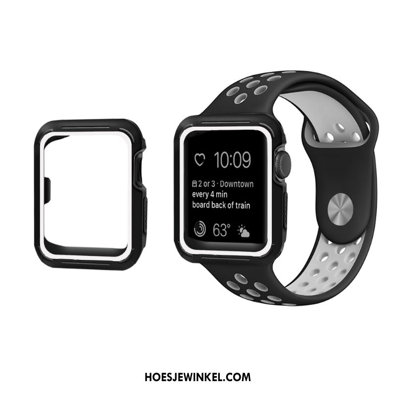 Apple Watch Series 3 Hoesje Anti-fall Hoes Purper, Apple Watch Series 3 Hoesje Bescherming Siliconen